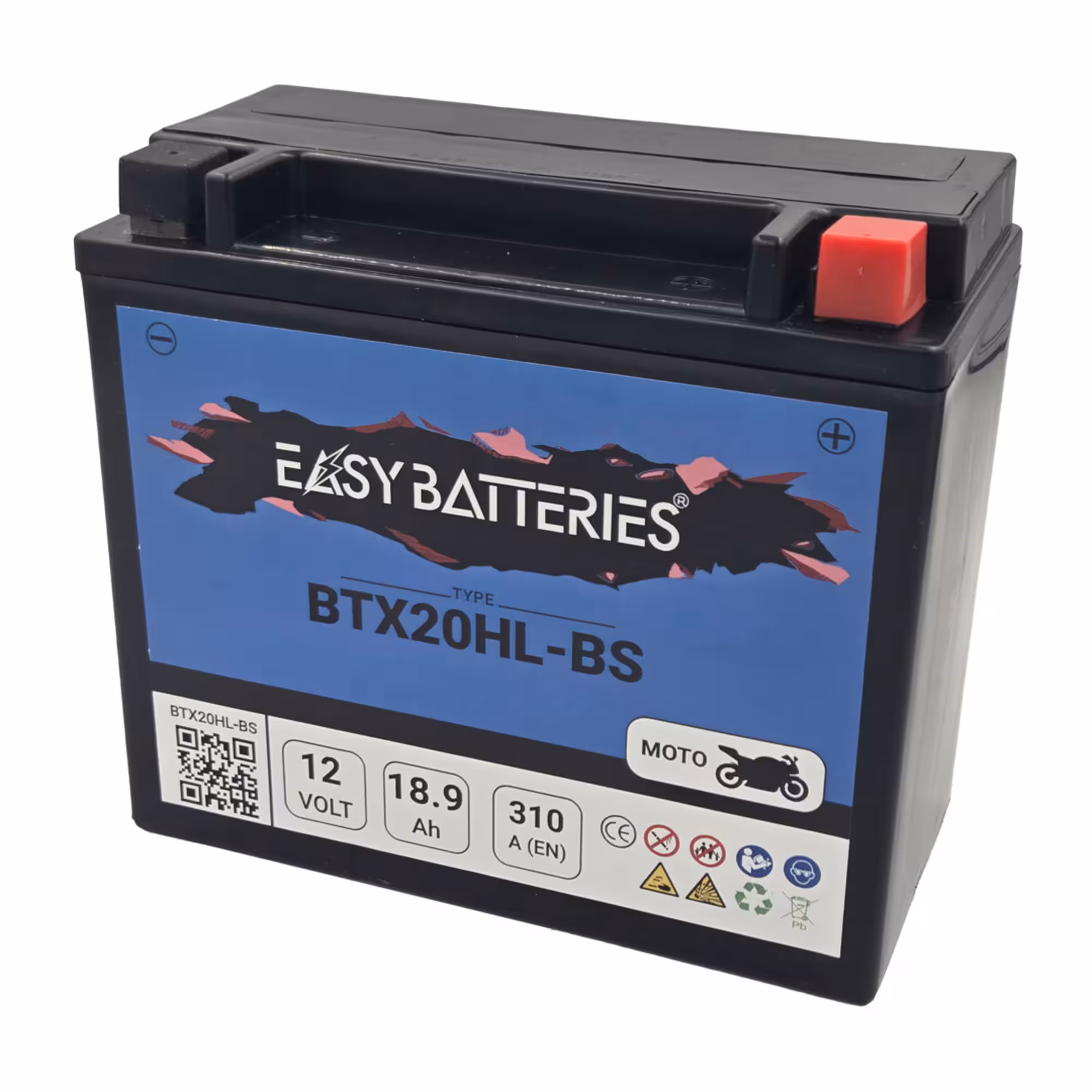 Batterie moto easy batteries  btx20hl bs 1